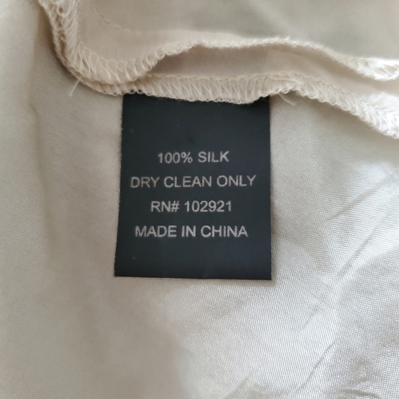 Development by Erica Davies silk dress double V back front green 6 - Picture 6 of 6